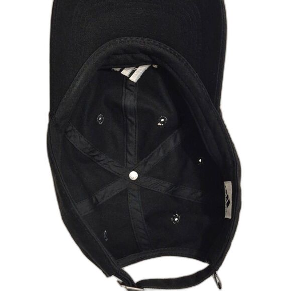 Adidas Original Snapback Hat Adjustable Black Baseball Cap Logo on top brim - Picture 4 of 8